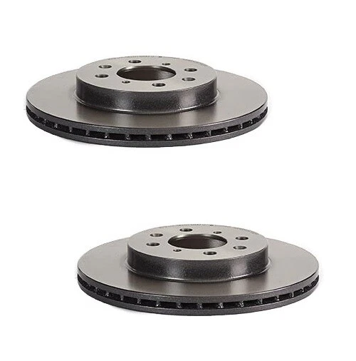 Juego de 2 rotores de freno de disco delanteros Brembo 25331 para Honda Civic Acura Integra Foto 2 de 4