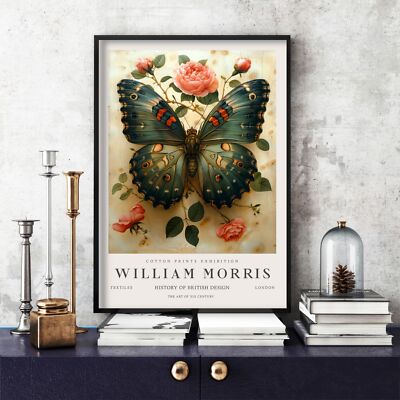 William Morris Druck, William Morris Ausstellung Poster Schmetterling (23c)