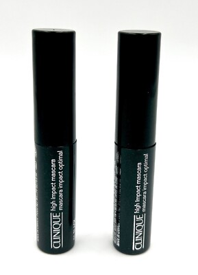 #ad Lot 2 x Clinique High Impact Mascara 01 Black 3.5ml * 2=7ml $8.90
