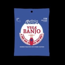 New Sealed Martin Vega Banjo V700 Nickel Wound 5 Strings Light 09 FVS019921 