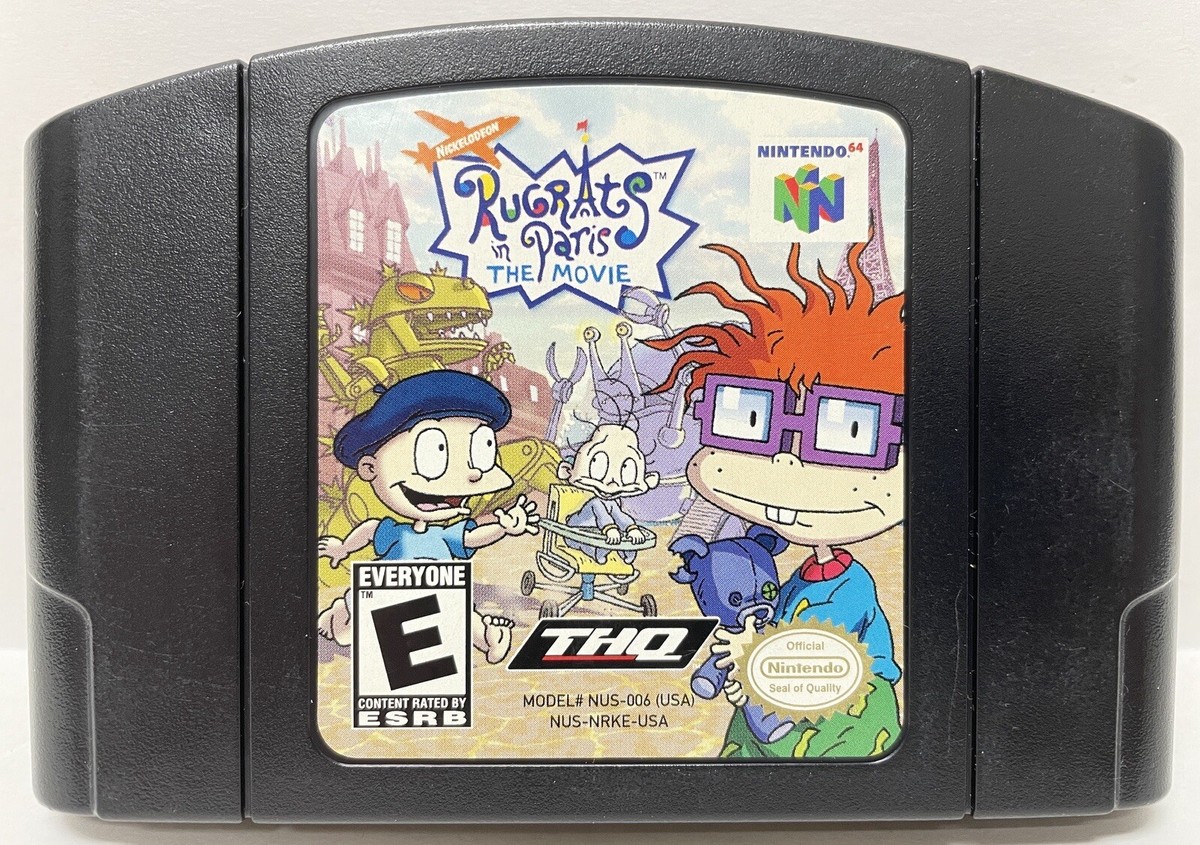 Rugrats In Paris The Movie Nintendo 64 N64 Original Game | 2000