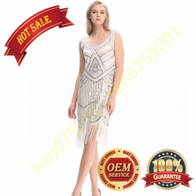 1920s 30s Gatsby Vintage Flapper Fringe Dress Sequins Beaded Dress Plus Size | eBay 1920s 30s Gatsby Vintage Flapper Fringe Dress Sequins Beaded Dress Plus Size | eBay