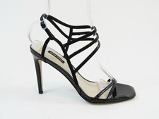 Nine West Zana Heeled Sandal (Women's) - Black - 8.5 M; 39 EU