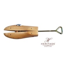 Heritage Brand Varnished Beech One-Way Shoe Stretcher with Metal Bunions