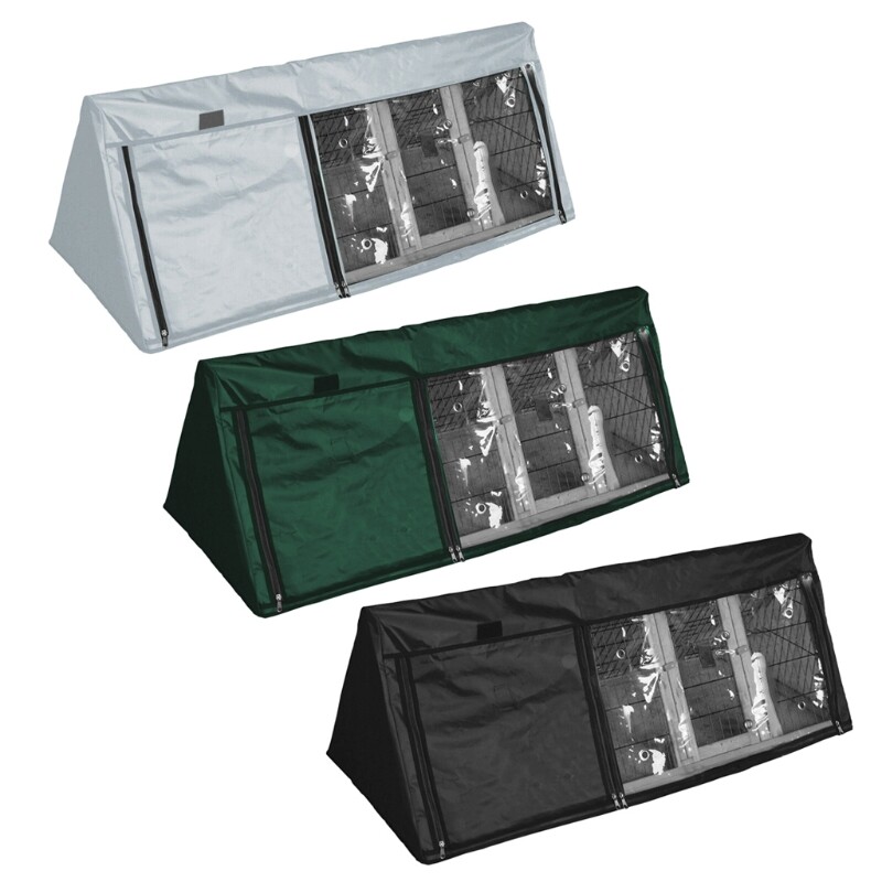 Pet Crate Cover Rabbit Hutch Covers with Transparent Visible Large