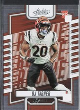 2023 Panini Absolute #175 DJ Turner Retail Rookie Cincinnati Bengals RC