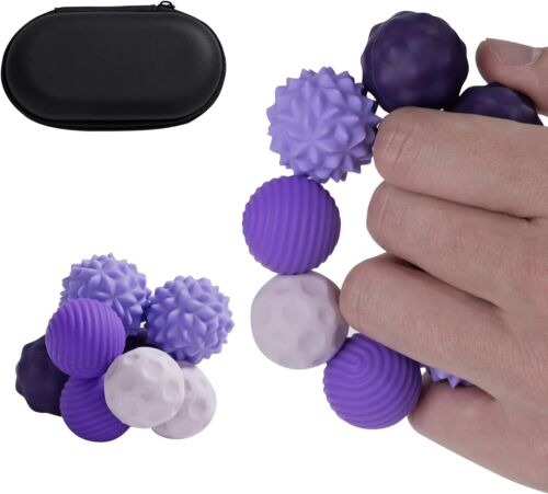 Magnetic Attraction Stress 8 Balls with Silicone Shell and Storage Box - Picture 5 of 14
