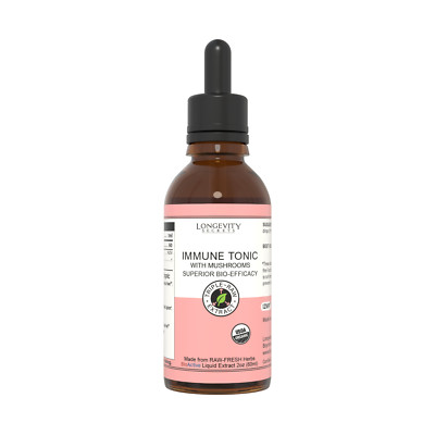 Immune Tonic: Long-term Immune Support - Made from Raw-Fresh-Organic Herbs