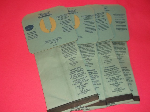 electrolux vacuum cleaner bags style r