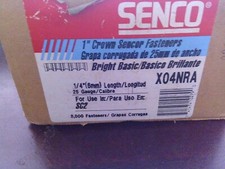Senco 1" Crown 1/4" Length Sencor Fasteners X04NRA (8,000)