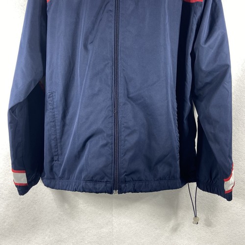 Vintage Nike Jacket Men’s XL Blue Red Silver Tag Windbreaker Swoosh Check - Picture 3 of 13