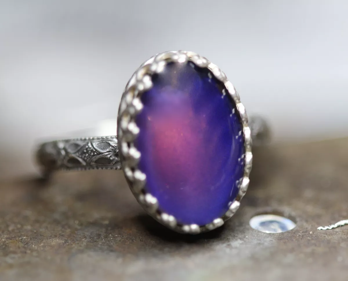 Sterling silver mood ring ebay deals