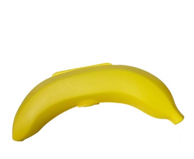 Fackelmann Bananentresor 26 cm aus Kunststoff Gelb Dose Banane Aufbewahrung  Box | eBay