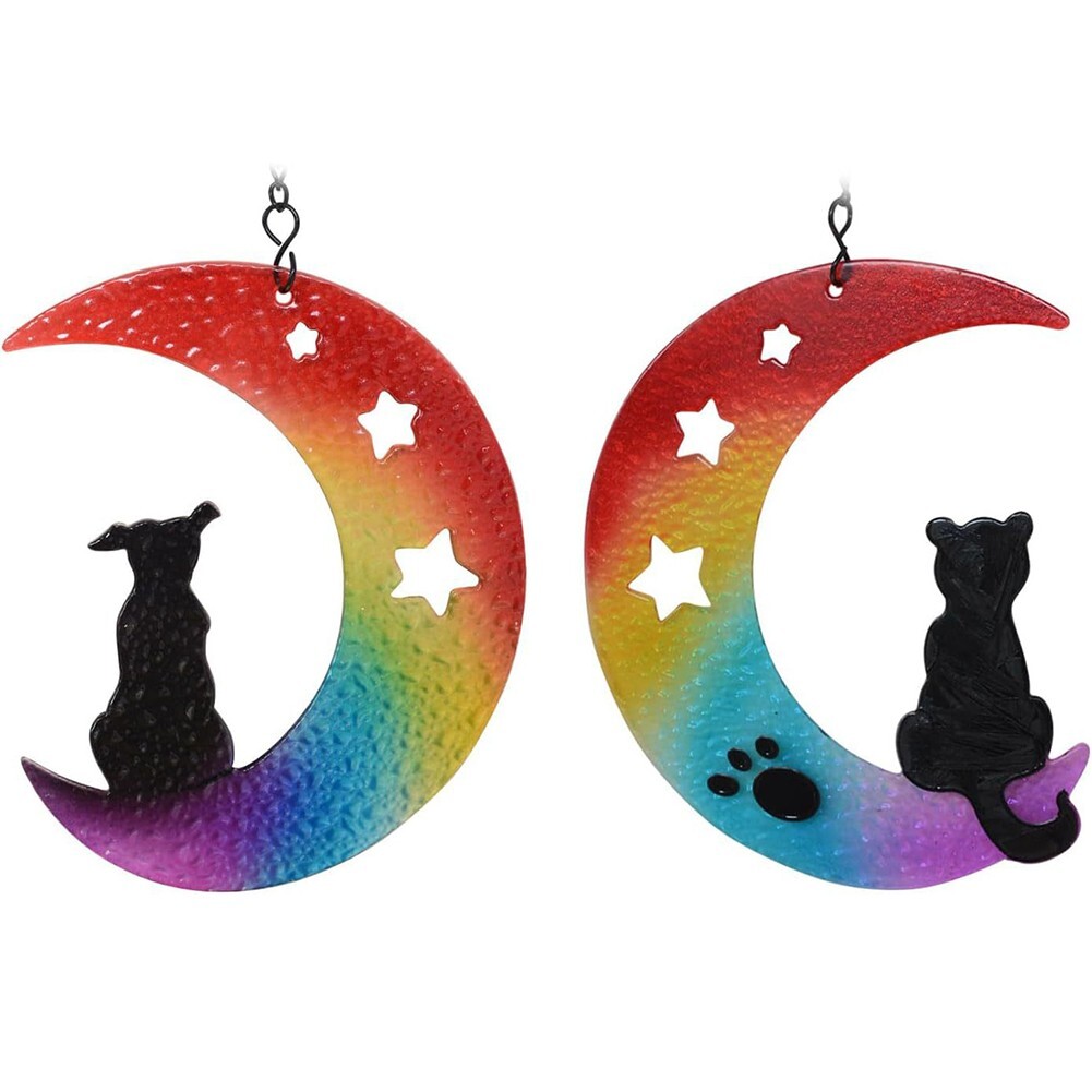 Regenbogenbrücke Symbolik Mond Halloween Dekor für herzerwärmende Erinnerunge