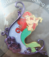 Disney Pin Artland Ariel Floral Series Little Mermaid LE 200 #149546