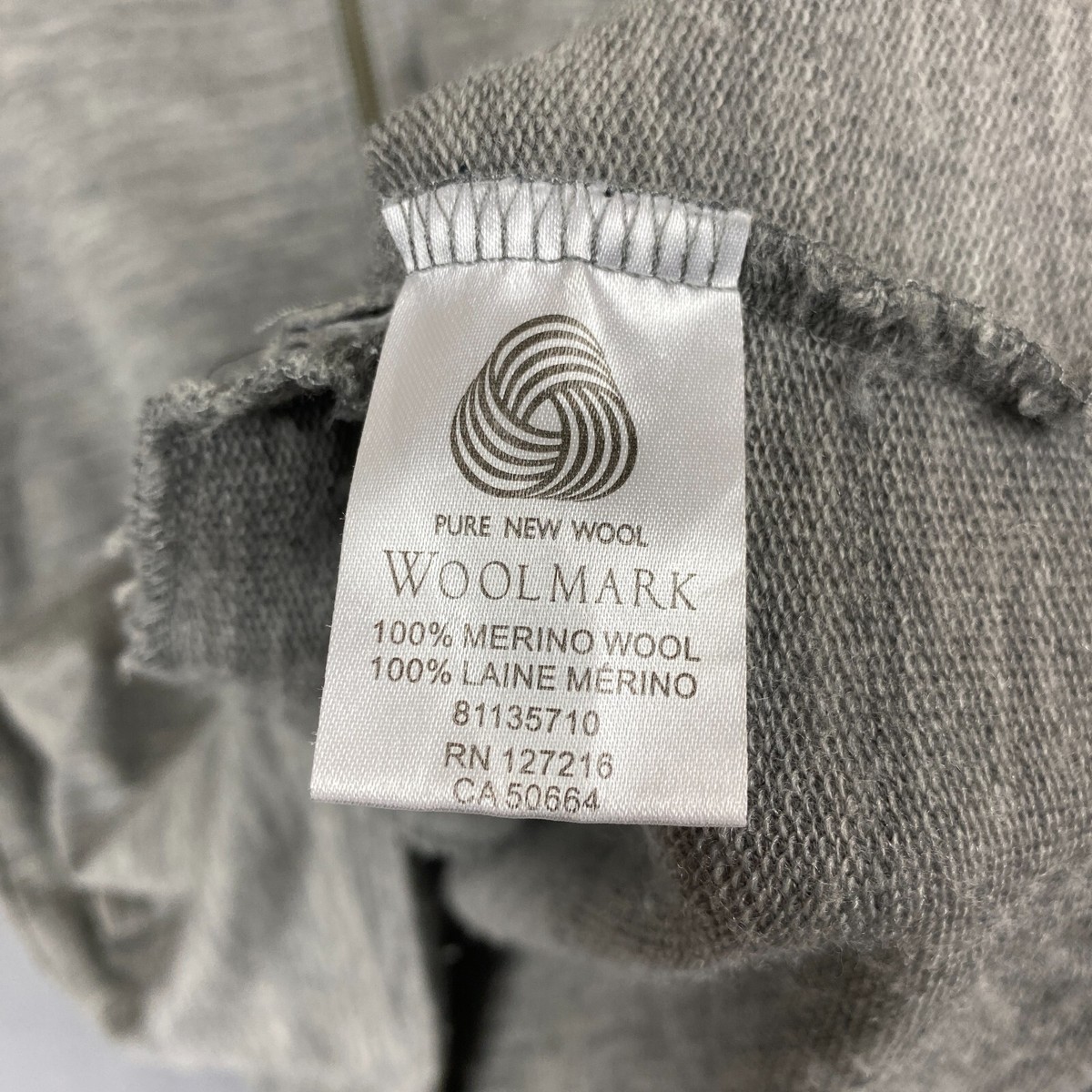 その他 (o^ O^) EMU Australian Sweatshirt Womens S Gray 100% Merino Wool Full Zip