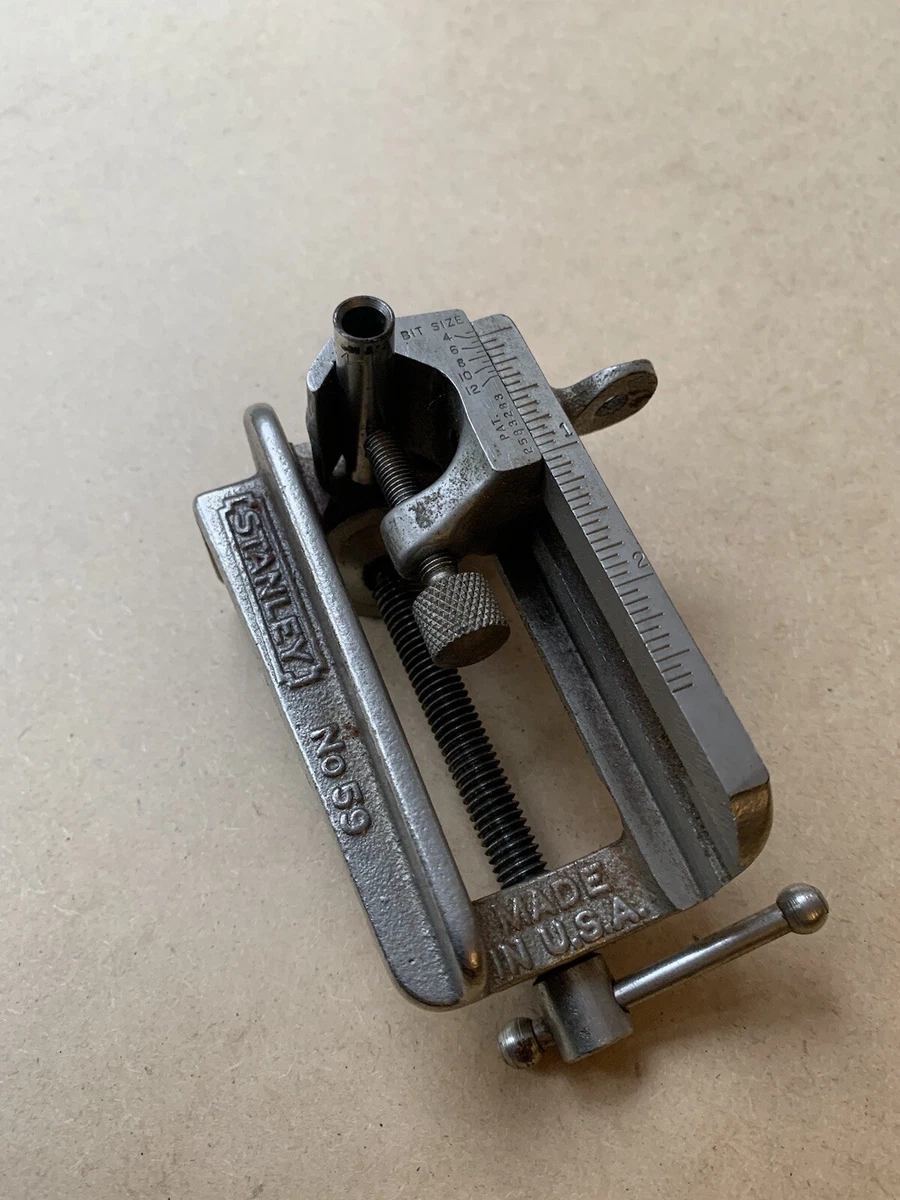 Vintage Stanley Dowel Jig Made in usa stanley no 59 Doweling woodworking tool