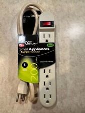 Power Sentry Small Appliance Surge Protector 6 Outlets