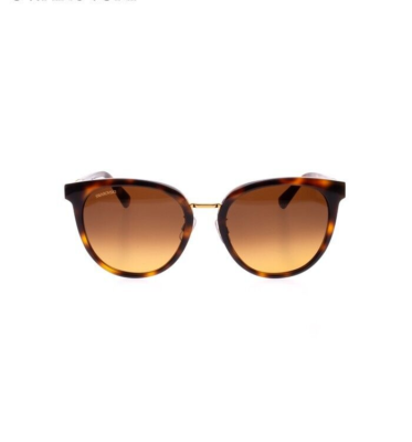 Swarovski SK317-D 52F Brown Tortoise Cat Eye Plastic Sunglasses