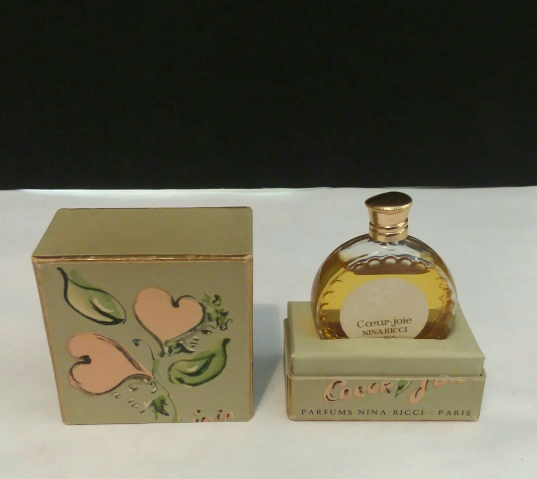 Vintage 1940's Nina Ricci Coeur Joie Paris Perfume By Lalique In