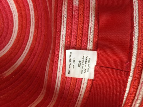 NEW Outdoor Research Women's Isla Hat Bahama Red/White/Pink One Size - Picture 4 of 12