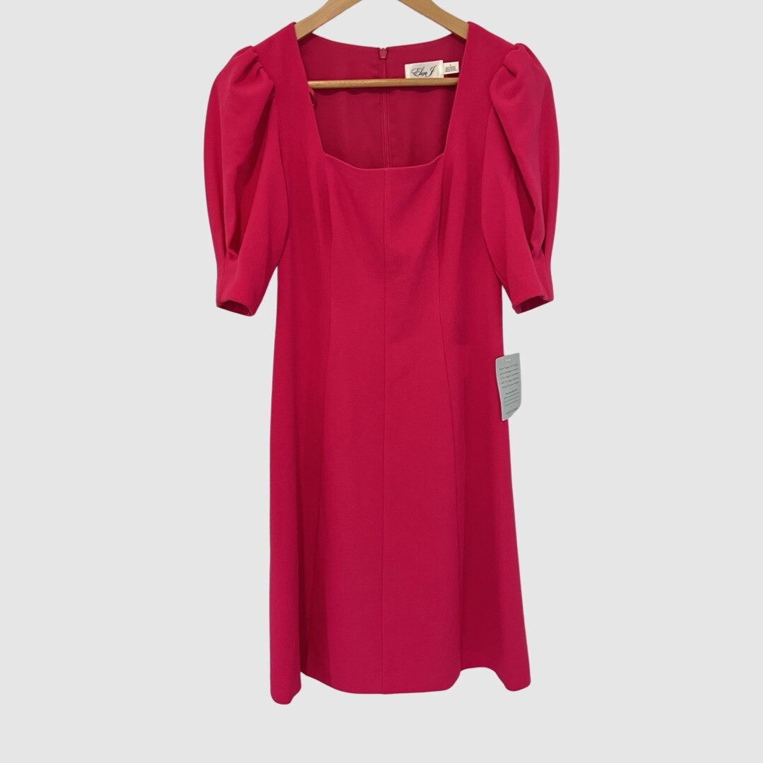 eliza j short dresses Eliza J. Pink Short Puff Sleeve Dress US2 NWT ($138)