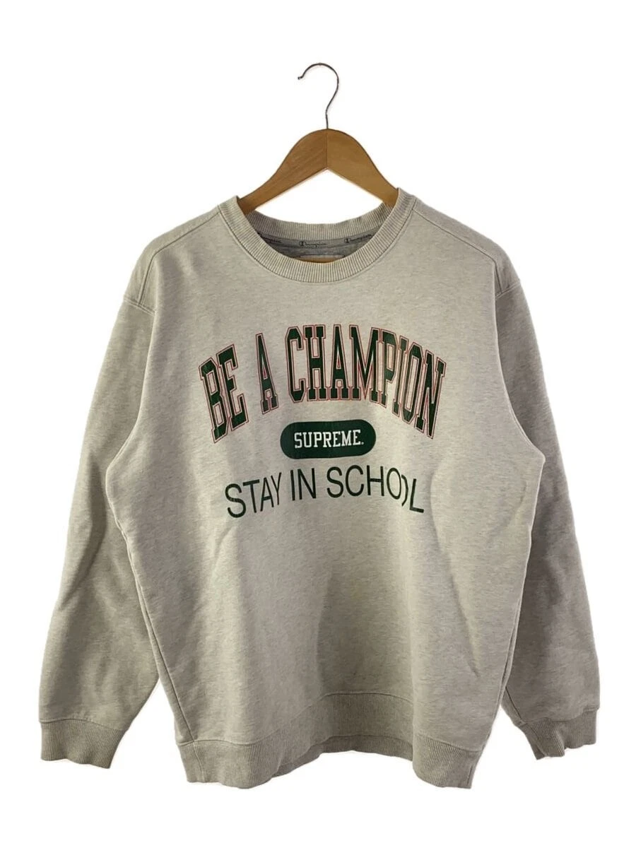 Champion × Sweat Supreme gris L Occasion