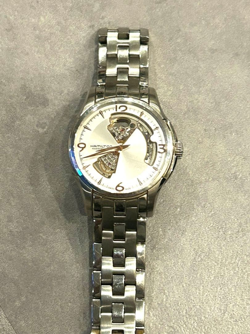 Hamilton Automatic Skeleton Watch Silver Stainles… - image 2