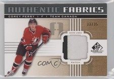2011 SP Game Used Edition Authentic Fabrics 33/35 Corey Perry #AF-PE Patch 0c3