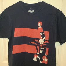 NARUTO SHIPPUDEN Itachi & Sasuke Uchiha Blood Sharingan Black T-Shirt Men Size M