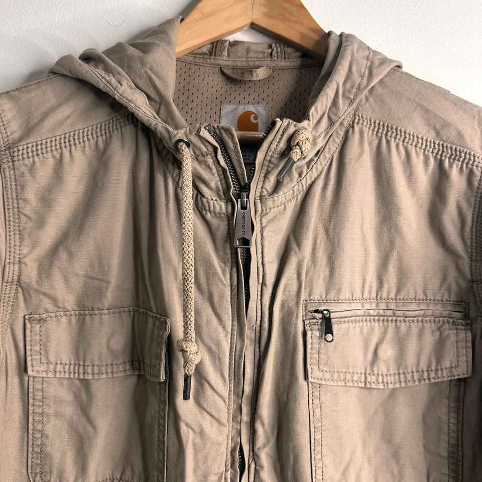 Carhartt Jacket Youth XL (16/18) Hooded Full Zip Utility Field Parka Pockets - Image 2 of 4