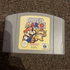 Paper Mario Nintendo 64 Game Pal N64 Tested Working Genuine UK 