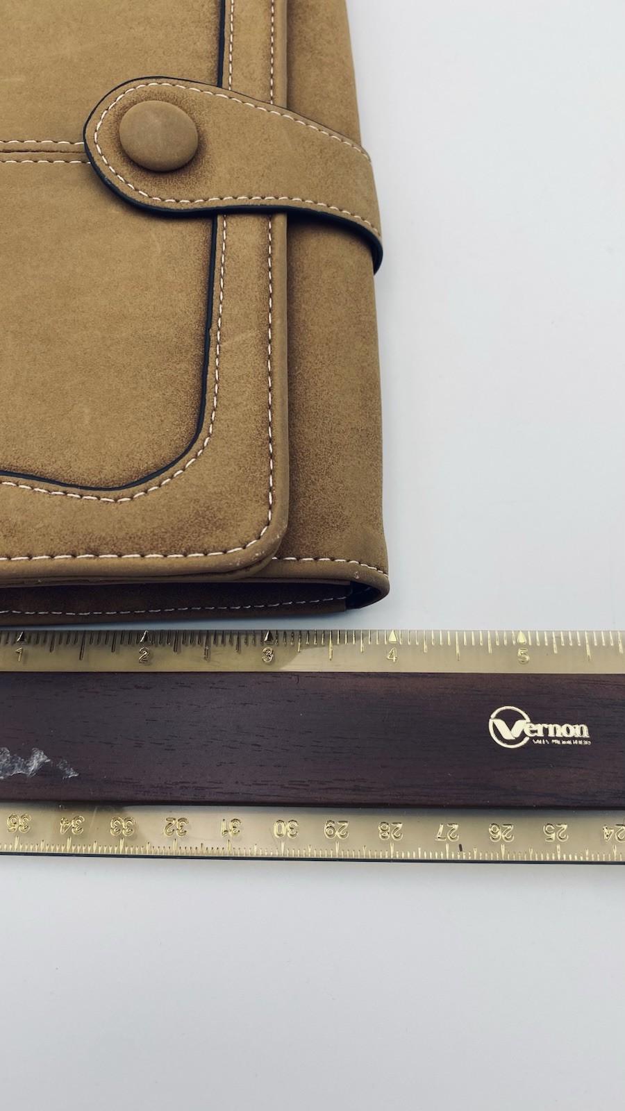 Tan Unbranded Snap Button Large Capacity Wallet F… - image 8