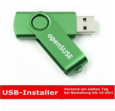 Linux openSUSE  Leap 15.6 vom 12.06.2024 64 Bit 16GB USB Live Stick