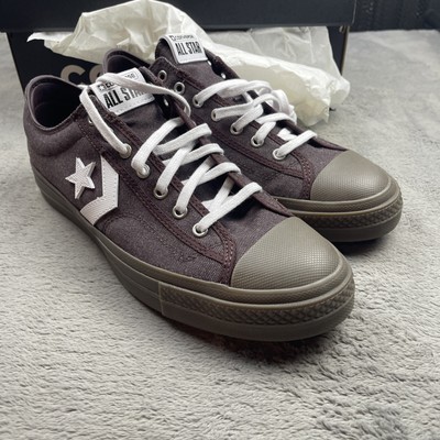 Converse Star Player 76 Low Tough Textures  Brown Crimson Men 11.5 Woman 13