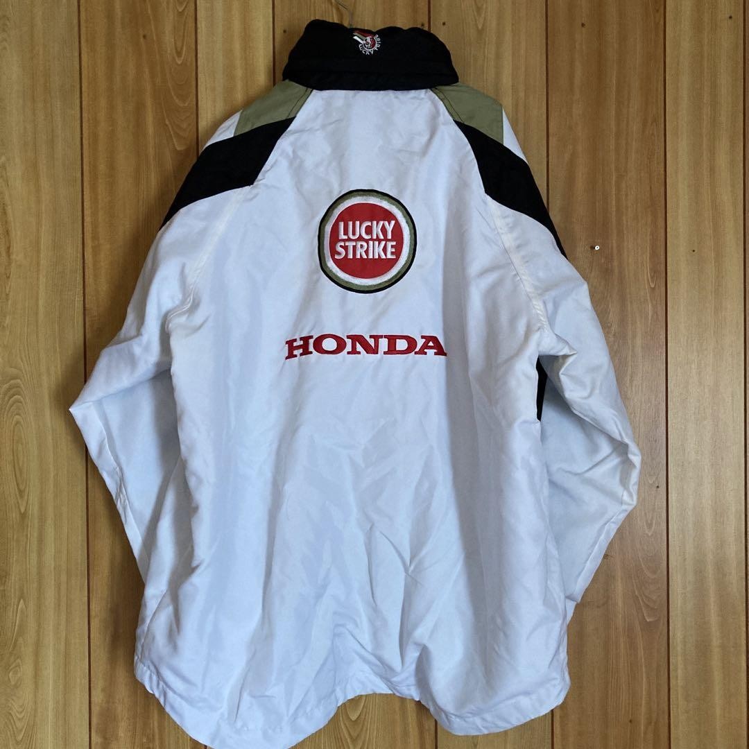 希少 90s HONDA ラキスト　レーシングジャケット Rare 90S Honda Lucky Strike Racing Jacket L | eBay