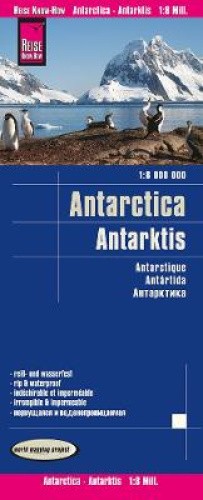 Reise Know-How Landkarte Antarktis / Antarctica 1:8.000.000 [German]