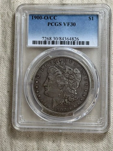 1900-O/CC Morgan Dollar PCGS VF30 Popular Variety Attractive Coin