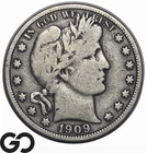 1909 Barber Half Dollar
