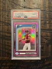 2024 PANINI DONRUSS #389 JAYDEN DANIELS OPTIC PREVIEW-PINK (RC) PSA 10