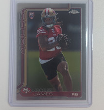 Topps Chrome Jordan James San Francisco 49ers Rookie #329 Football Card 2025