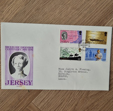 Jersey First Day Cover Dr Lillian Grandin Centenary Elizabeth II 11p 13p
