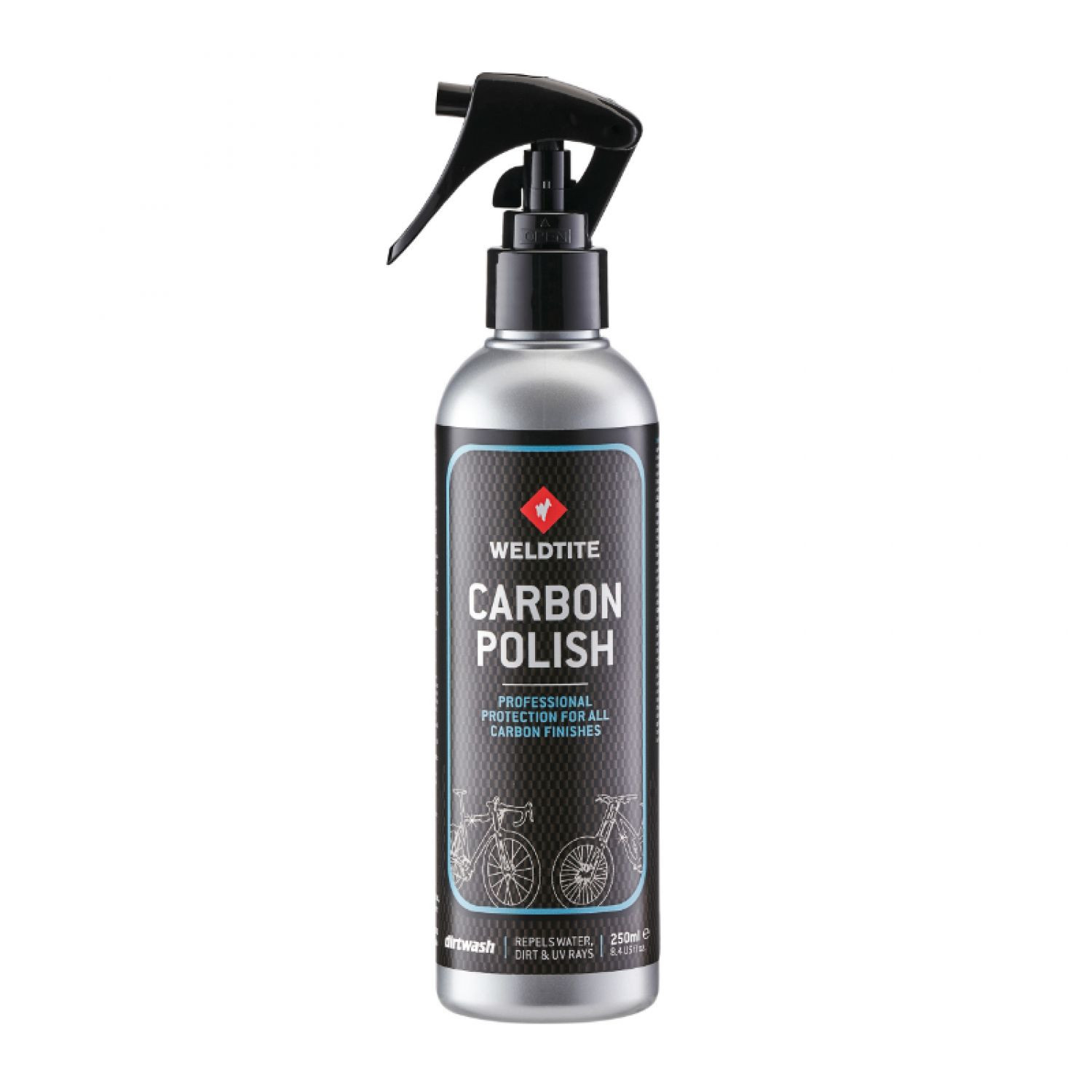 Nettoyant velo de course pour cadre carbone Dirtwash 250ml
