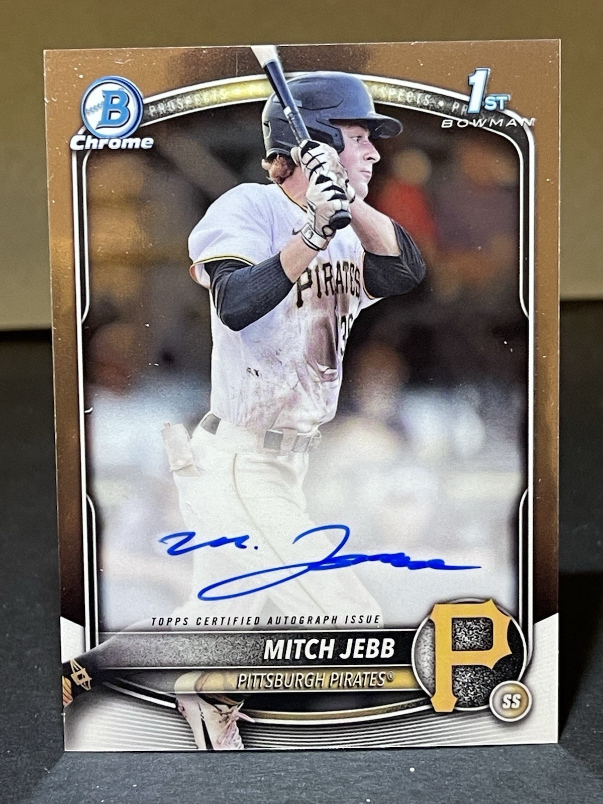 2025 Bowman - Chrome Prospect Autographs Mitch Jebb #CPA-MJ (AU, RC)