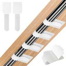 36PCS Cable Organizer Hook and Loop Cable Ties, Self Adhesive Hook and Loop C...