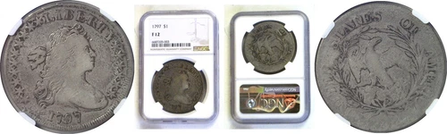1797 $1 Bust Dollar NGC F-12