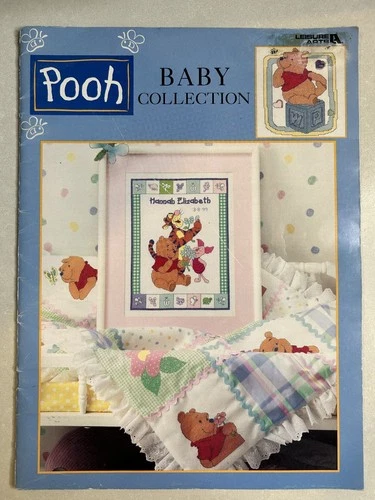 Leisure Arts Pooh BABY COLLECTION Counted Cross Stitch Pattern Booklet Disney
