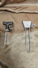 🎁 Set of 2 VTG Pyrex Flameware Handles Glass &Metal Grip Removable Casserole
