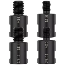 4X Steel Converter Adapter 5/8inch-11 Female to M10 M14 Male for Angle Grinder