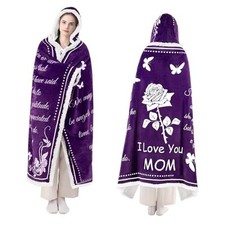 for Women, Wearable Hoodie Blanket for-Mom, Mom Blanket Gift from Daughter